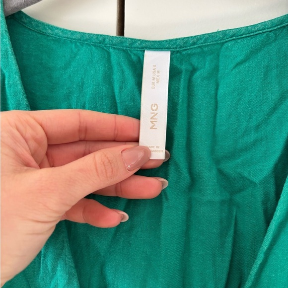 Green Button-Down midi Dress - Picture 5 of 12